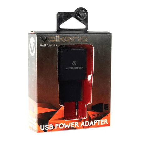 Volkano Volt M Series 2A USB Wall Charger with Micro USB Cable Black VK-5002-BK