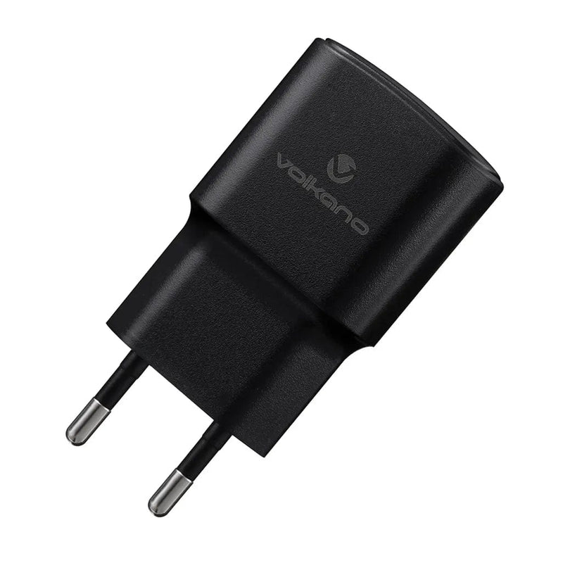Volkano Volt-C Series USB Wall Charger with USB Type-C Cable VK-5002C-BK