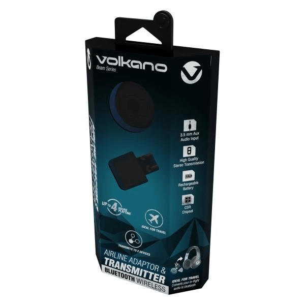 Volkano Beam Series Bluetooth Transmitter Black VK-5010-BK