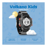 Volkano Kids Digital 3ATM Waterproof Watch Black VK-5032-BLK