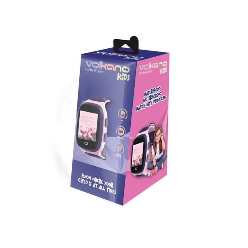 Volkano Find Me 4G Series GPS Tracking Watch with Camera Pink VK 5032
