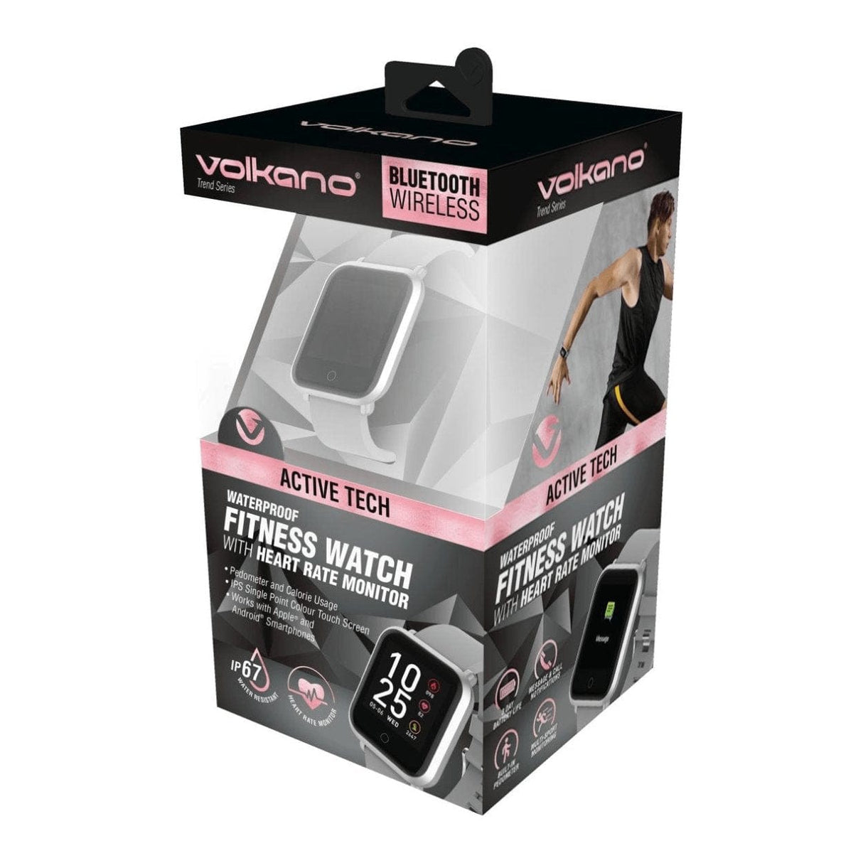 Volkano Active Tech Serene Series Smart Watch - Silver VK-5072-SL(V2)