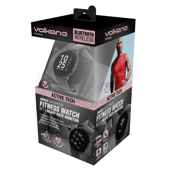 Volkano Active Tech Trend Series Watch with Heart Rate Monitor