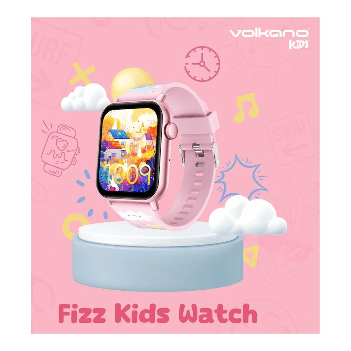 Volkano Fizz Kids Watch Pink VK-5075-PK