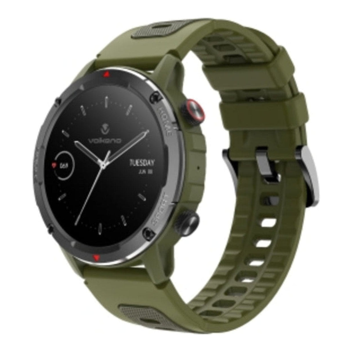 Volkano Power Series Smart Watch Bundle - Black and Green VK-5084-BUN
