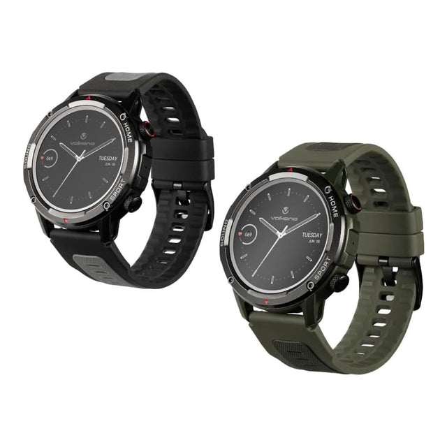 Volkano Power Series Smart Watch Bundle - Black and Green VK-5084-BUN