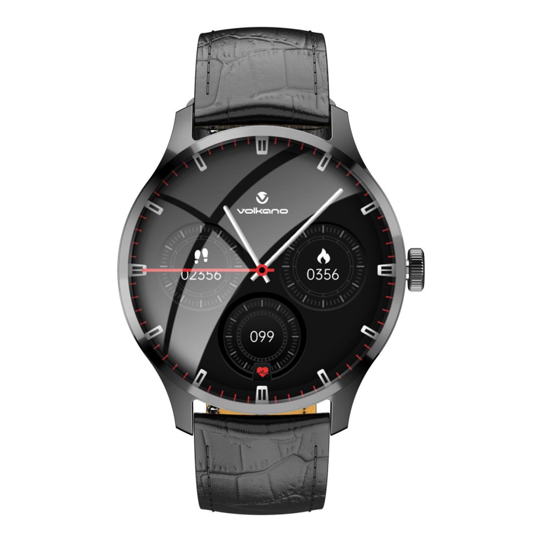 Volkano Career Series Smart Watch with Wireless Charging VK-5087-BK