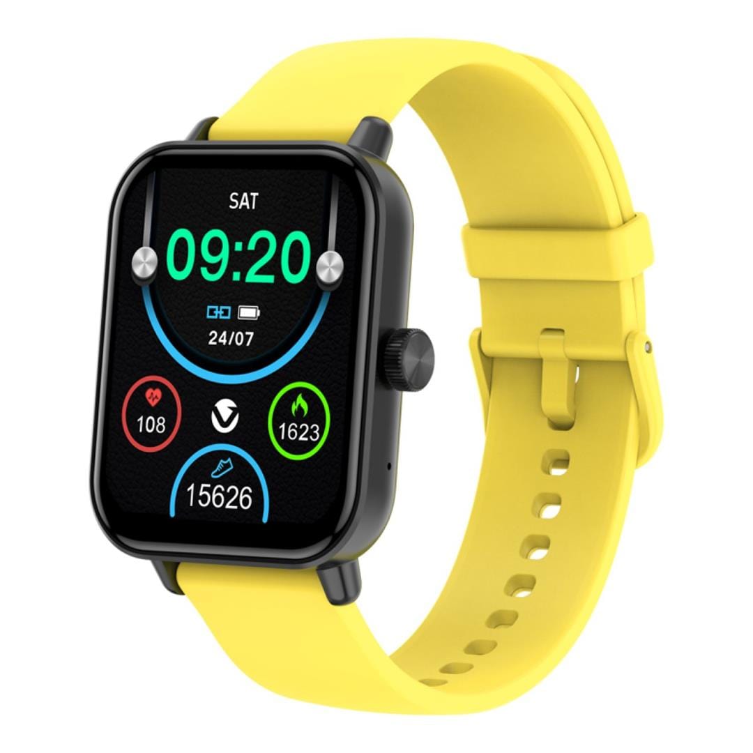 Volkano Chroma Series Smartwatch with Yellow Strap VK-5088-YL
