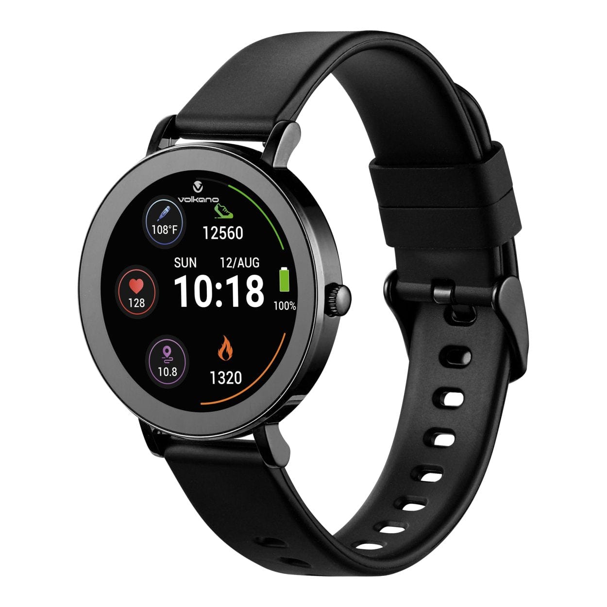 Volkano Aurora Series Ladies Smart Watch Black VK-5093-BK – FirstShop