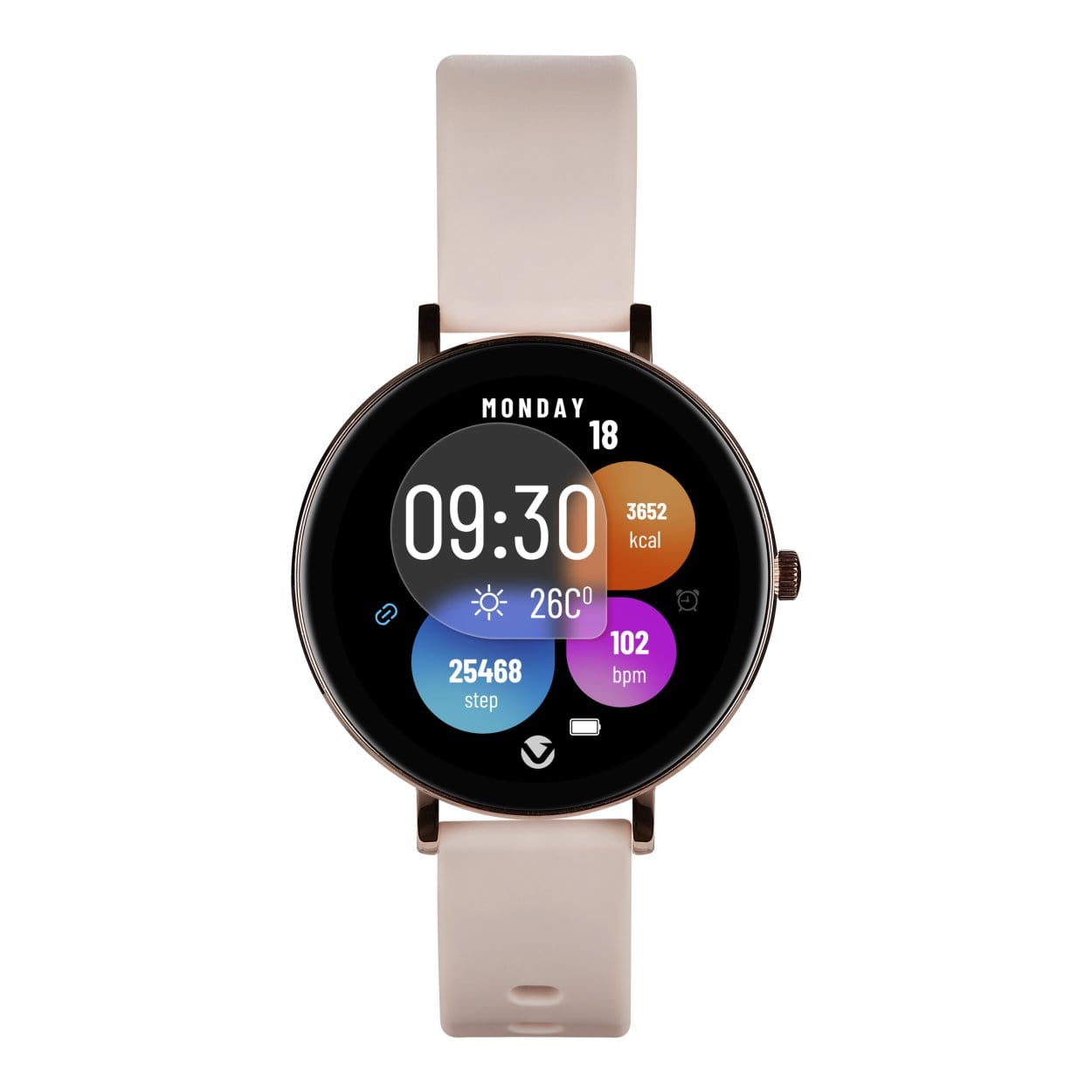 watako様 Volkano Aurora Series Ladies Smart Watch Gold VK-5093-GD – FirstShop
