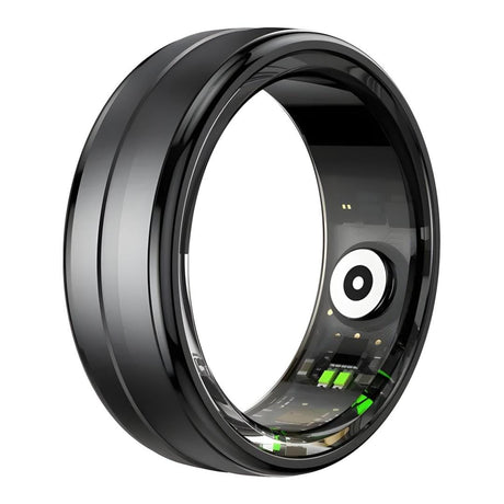 Volkano Ring Series Smart Ring with Charge Case - Black 18.1mm VK-5098-BK-18.1(V2)