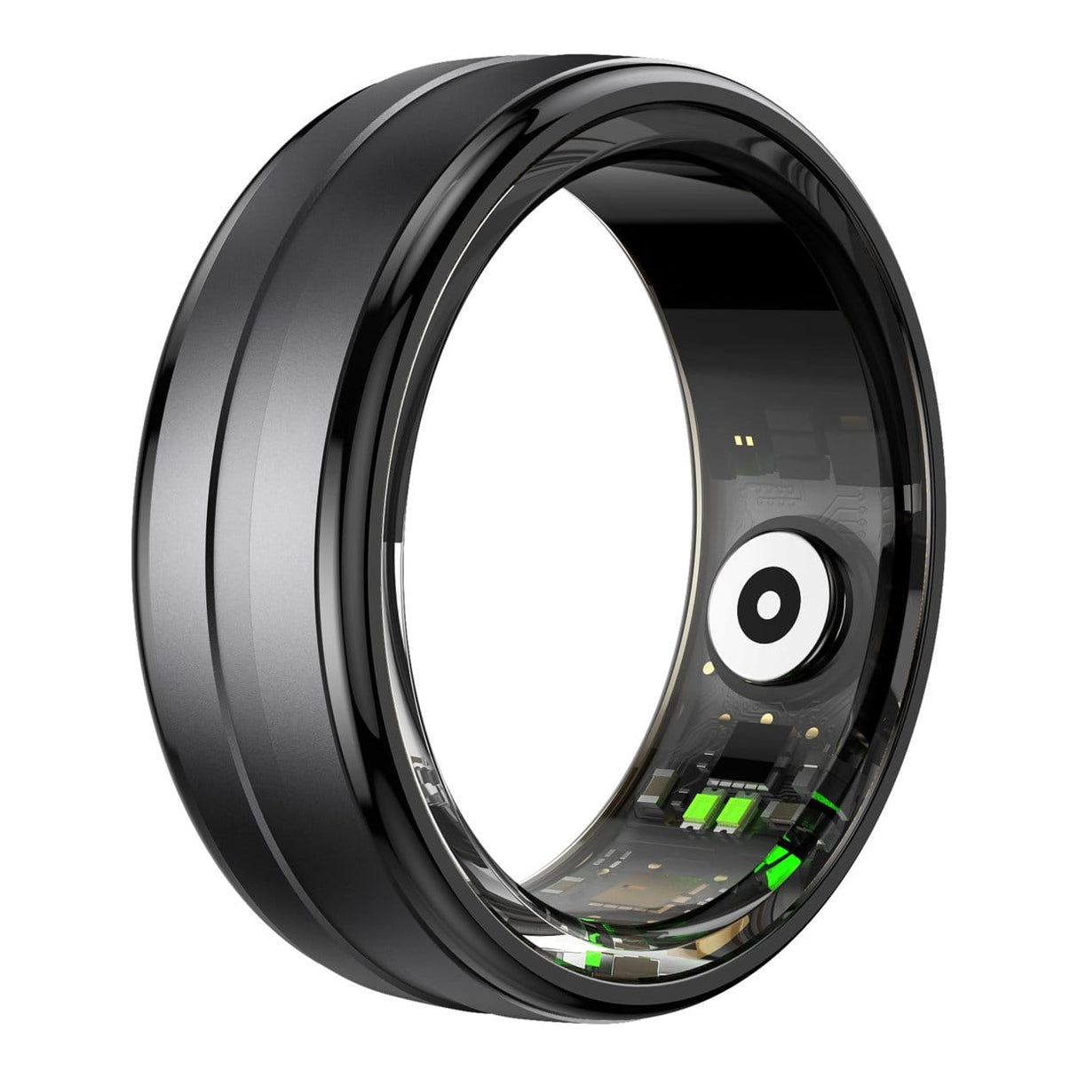 Volkano Ring Series 18.9mm Smart Ring with Charge Case - Black VK-5098-BK-18.9(V2)