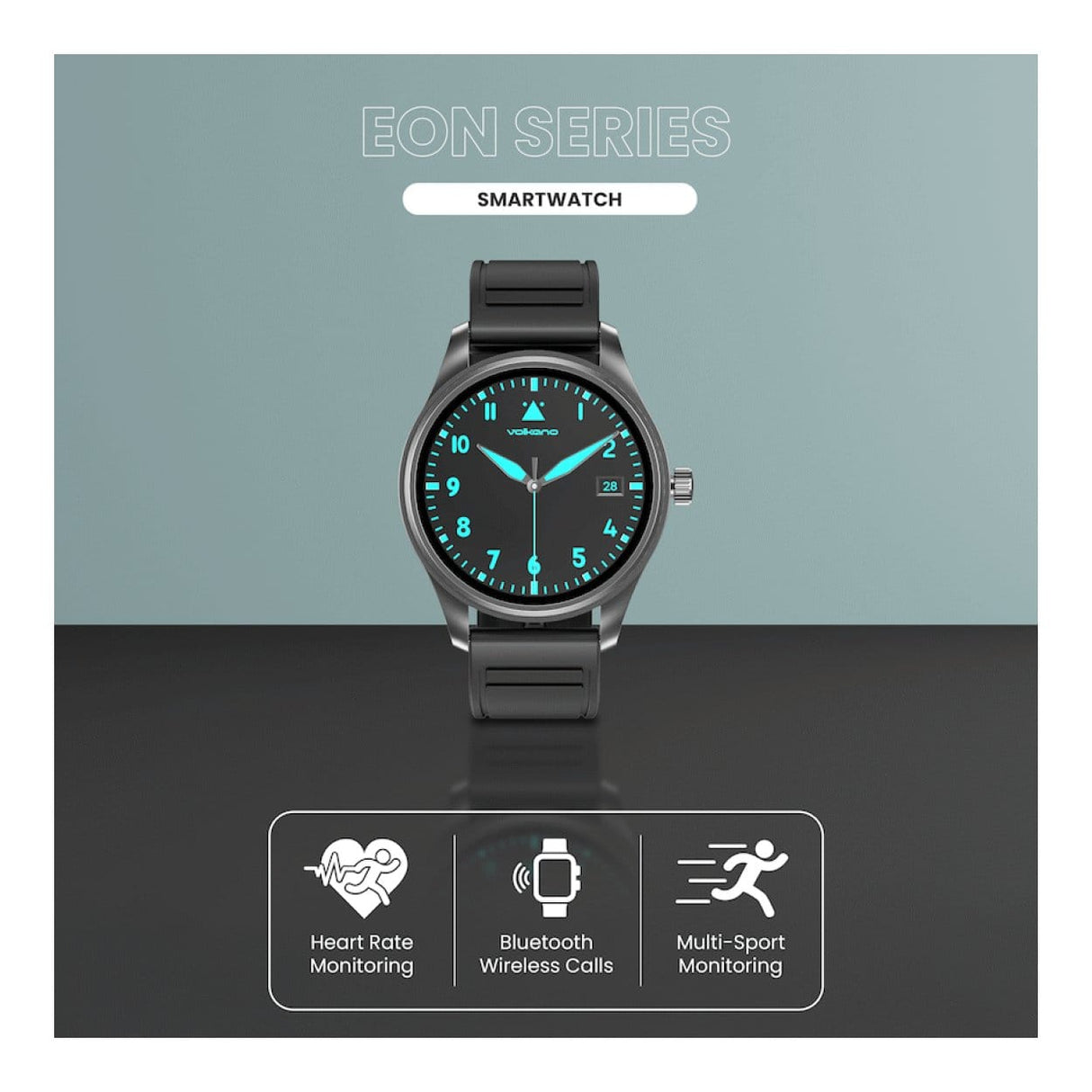 Volkano Eon Series Smartwatch Black VK-5110-BLK