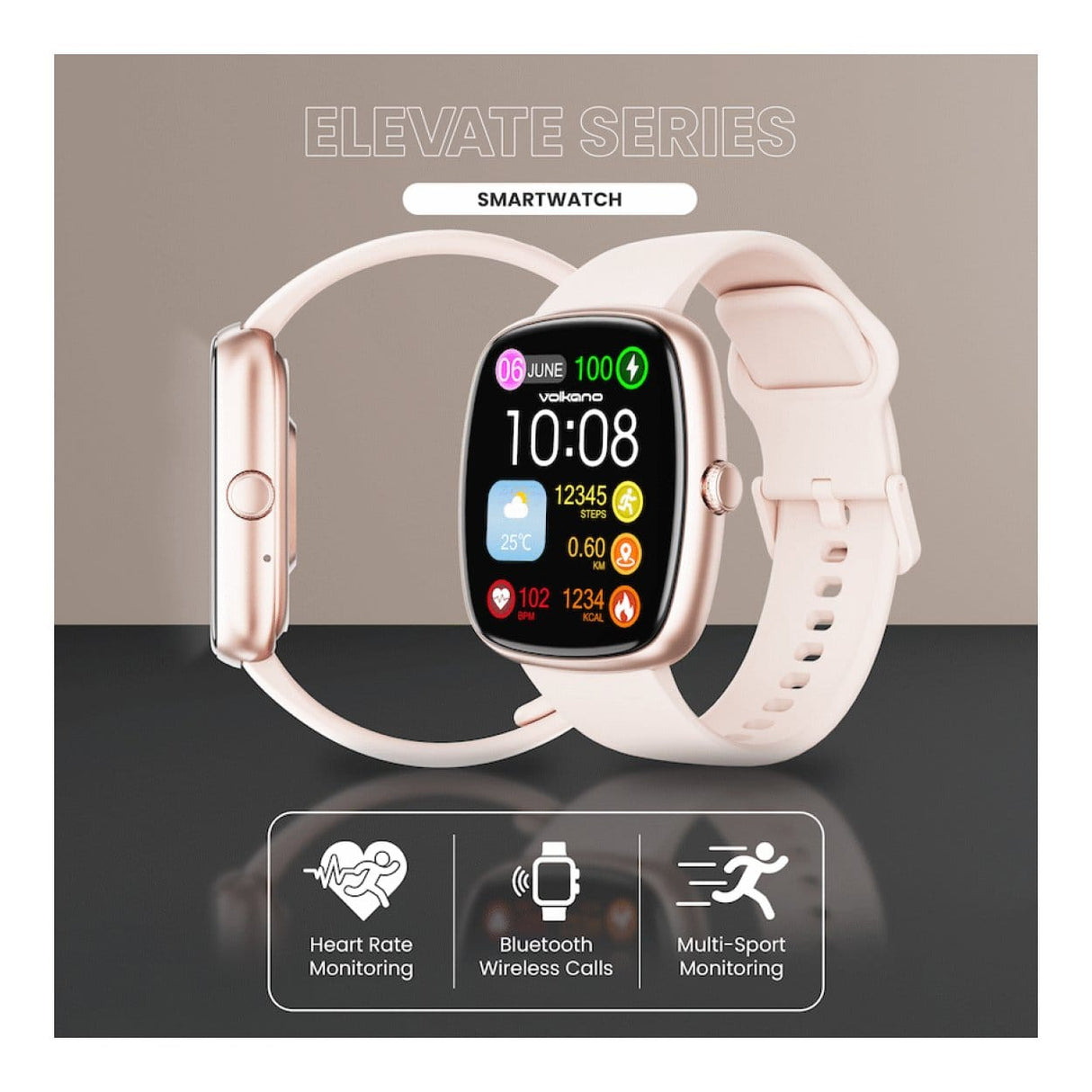 Volkano Elevate Series Smartwatch Gold VK-5115-GD