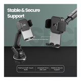 Volkano Secure Series Car Dash Mount Phone Holder Black VK-5306-BK