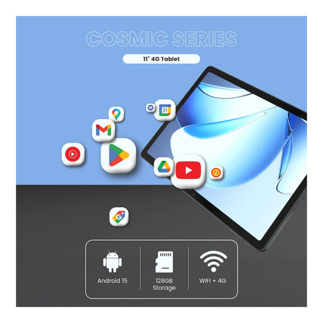 Volkano Cosmic Series 11-inch 4G Tablet Black VK-5400-BK