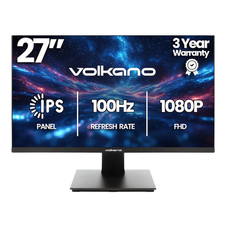 Volkano 27-inch 1920 x 1080p FHD 16:9 100Hz 5ms LED IPS Monitor VK-5603-BK