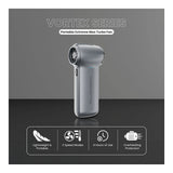 Volkano Vortex Series Portable Extreme Max Turbo Fan Gun Metal VK-6102-GM
