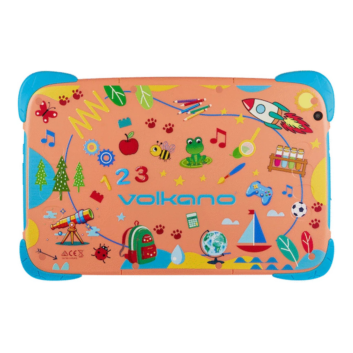 Volkano Kids 10-inch HD Tablet - RK3562 32GB ROM 3GB RAM iWawa Android 15 VK-740-12-BL(V2)