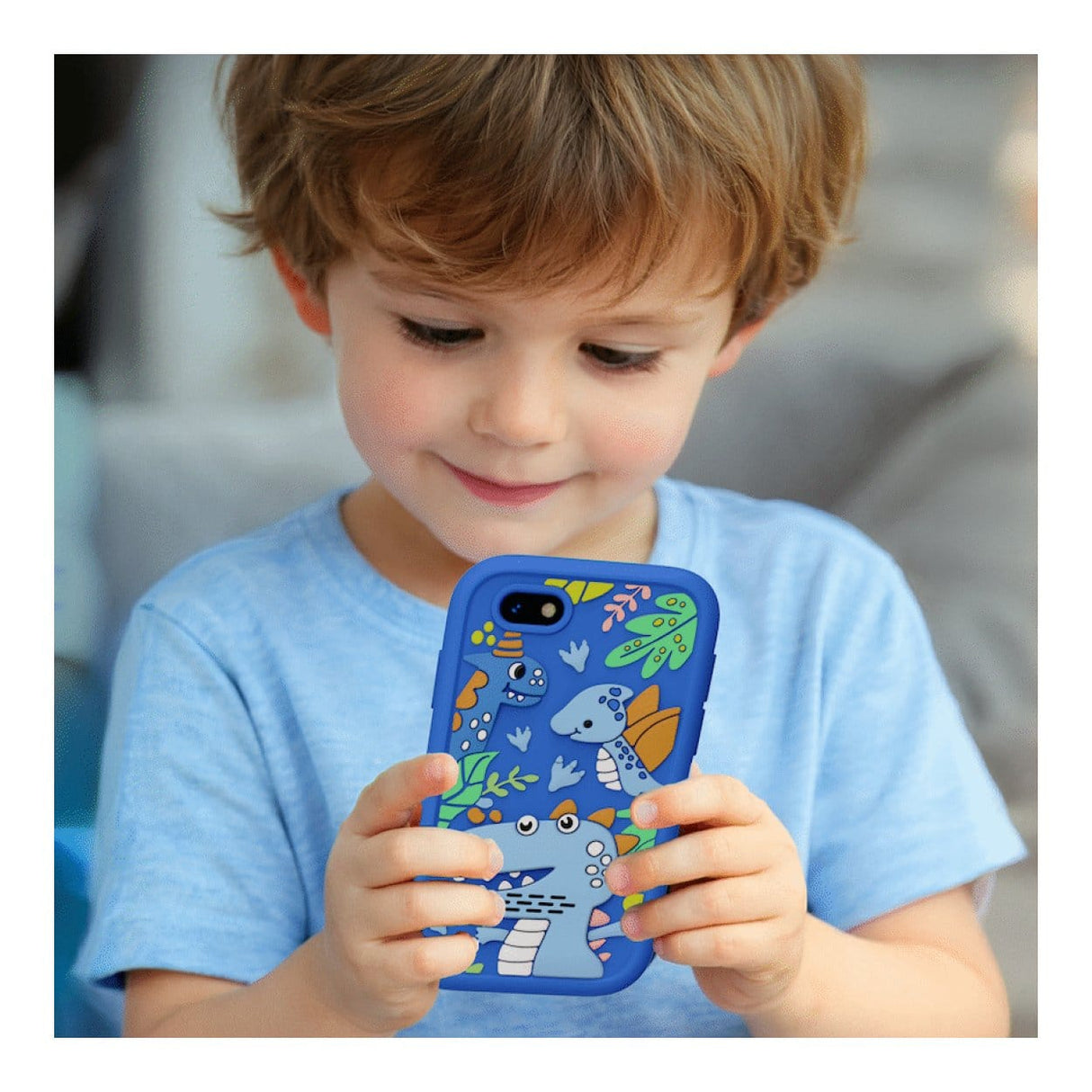 Volkano Dinosaur Sparkie 2.8-inch Learning and Entertainment Device VK-7415-BL