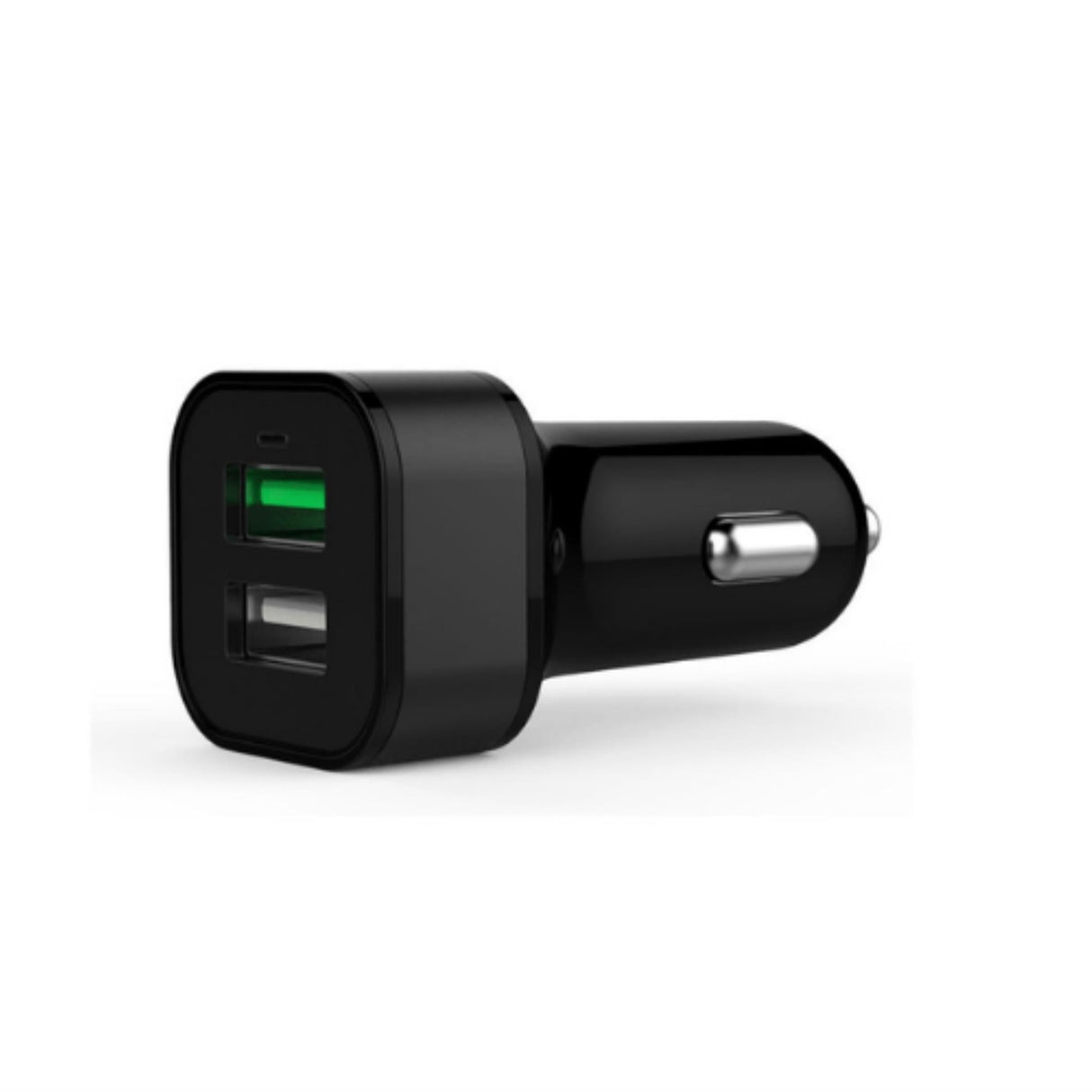 Volkano Boulevard Series 2-port USB Car Charger VK-8013-BK