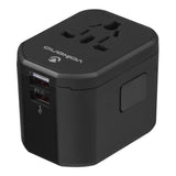 Volkano Worldwide Series 20W QC Travel Adapter VK-8018-BK(V2)