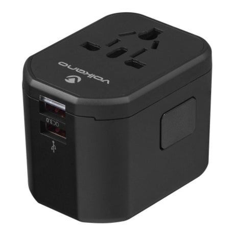 Volkano Worldwide Series 20W QC Travel Adapter VK-8018-BK(V2)