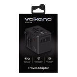 Volkano Jetsetter Series 70W PD Travel Adaptor Black VK-8027-70-BK