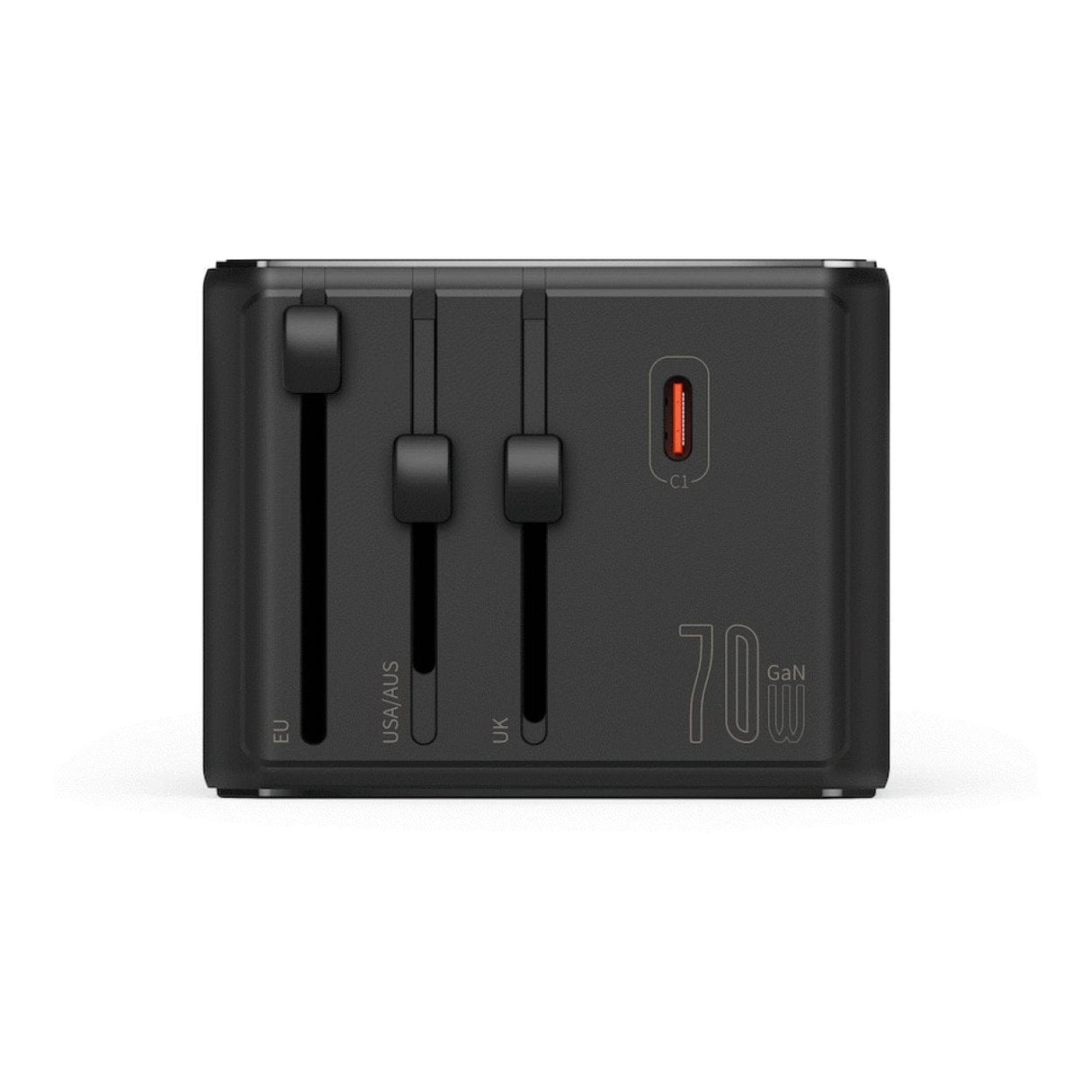 Volkano Jetsetter Series 70W PD Travel Adaptor Black VK-8027-70-BK