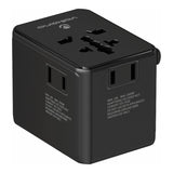 Volkano Jetsetter Series 70W PD Travel Adaptor Black VK-8027-70-BK