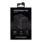 Volkano Jetsetter Series 70W PD Travel Adaptor Black VK-8027-70-BK