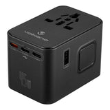 Volkano Jetsetter Series 45W PD Travel Adaptor Black VK-8027-BK