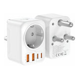 Volkano MultiVolt Series 20W SA Plug to Multi Travel Socket VK-8031-WT