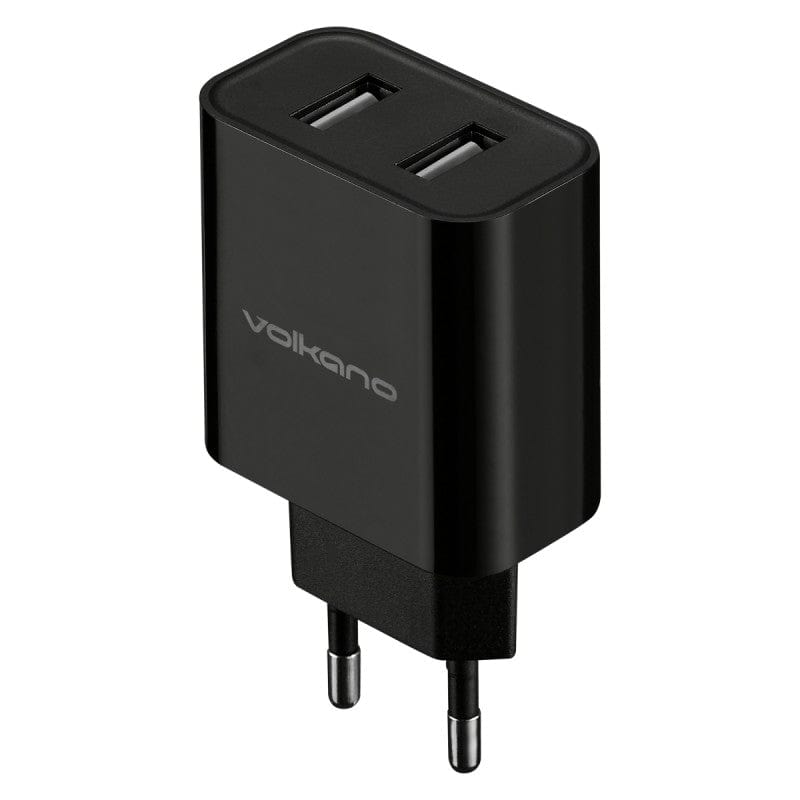 Volkano Cupla Series 3.1A Dual Output Charger Black VK-8041-BK