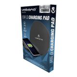 Volkano Caliber Series 15W Wireless Phone Charge Pad VK-8043-BKSL