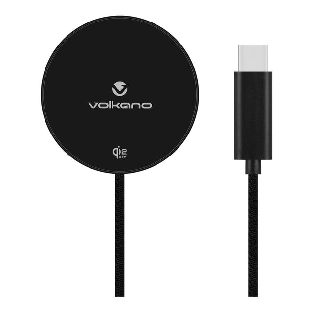 Volkano Magni Series Qi2.2 25W Wireless Charging Pad Black VK-8044-BK