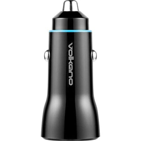 Volkano Cruise Series Car Charger with P.D. and USB Q.C. VK-8049-BK