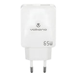 Volkano Potent Duo Series 65W Dual PD Compact Wall Charger VK-8055-WT(V2)