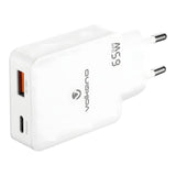 Volkano Potent Duo Series 65W Dual PD Compact Wall Charger VK-8055-WT(V2)