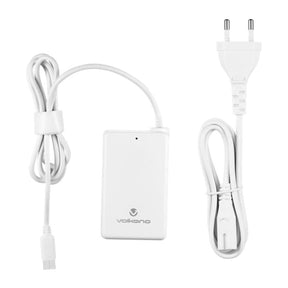 Volkano Brio Traveller Compact 65W GaN Notebook Charger VK-8062-WT