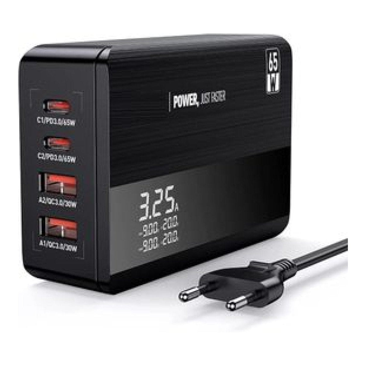 Volkano Summit Series 120W GaN 6-port USB Wall Charger VK-8066-BK