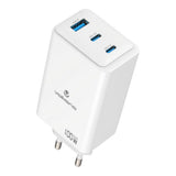 Volkano WattPro Series Triple Port 100W GanN Wall Charger White VK-8068-WT