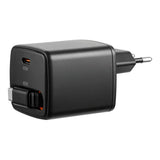 Volkano Sleek Series 65W GaN USB-C Fast Wall Charger with 75cm Retractable Cable Black VK-8083-BK(V1)