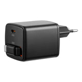 Volkano Sleek Series 65W GaN USB-C Fast Wall Charger with 75cm Retractable Cable Black VK-8083-BK(V1)