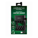 Volkano Extra Series 4-slot AA and AAA Battery Charger VK-8104-BK