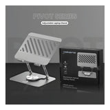Volkano Pivot Series Aluminium Adjustable Notebook Stand VK-8149-SL