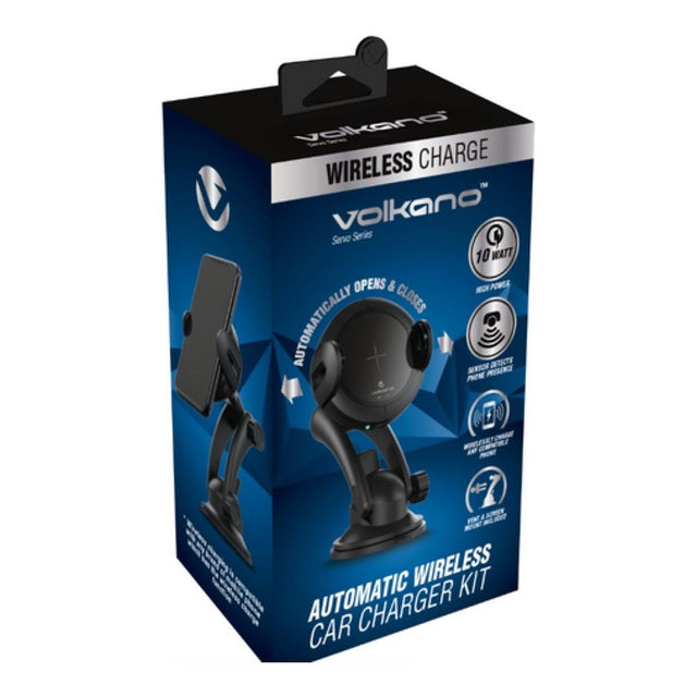 Volkano Servo Series 15W Automatic Car Wireless Charger VK-8200-BK(V3)