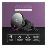 Volkano Volt Series Qi2.2 Magnetic Car Vent Phone Holder Black VK-8204-BK