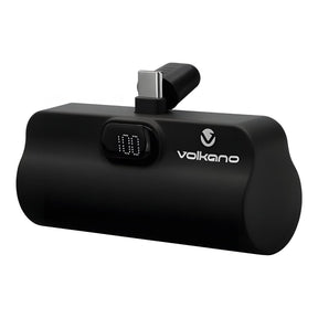 Volkano Relief Pro 5000mAh Power Bank Type-C Direct Plug-In Black VK-9027-BK(V2)