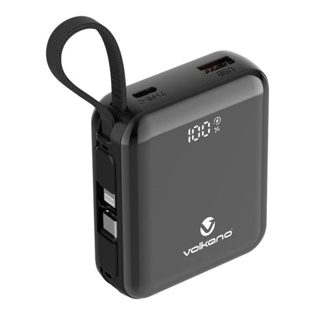Volkano Solace Series 10000mAh Powerbank Black VK-9039-BK